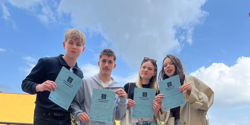 Ponosni prejemniki Erasmus+ certifikatov